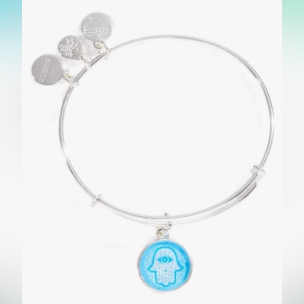 Alex + Ani HAMSA Hand of Fatima Charm Bangle Bracelet NEW NWT